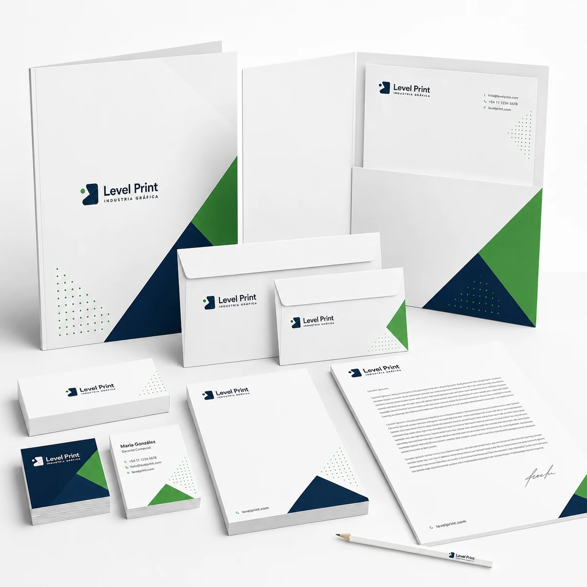 Hojas Membretadas impresos por Level Print